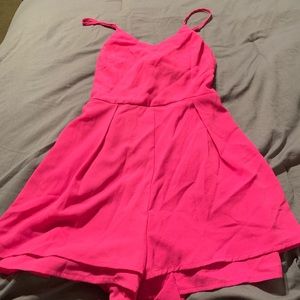 Fuschia pink romper BNWT